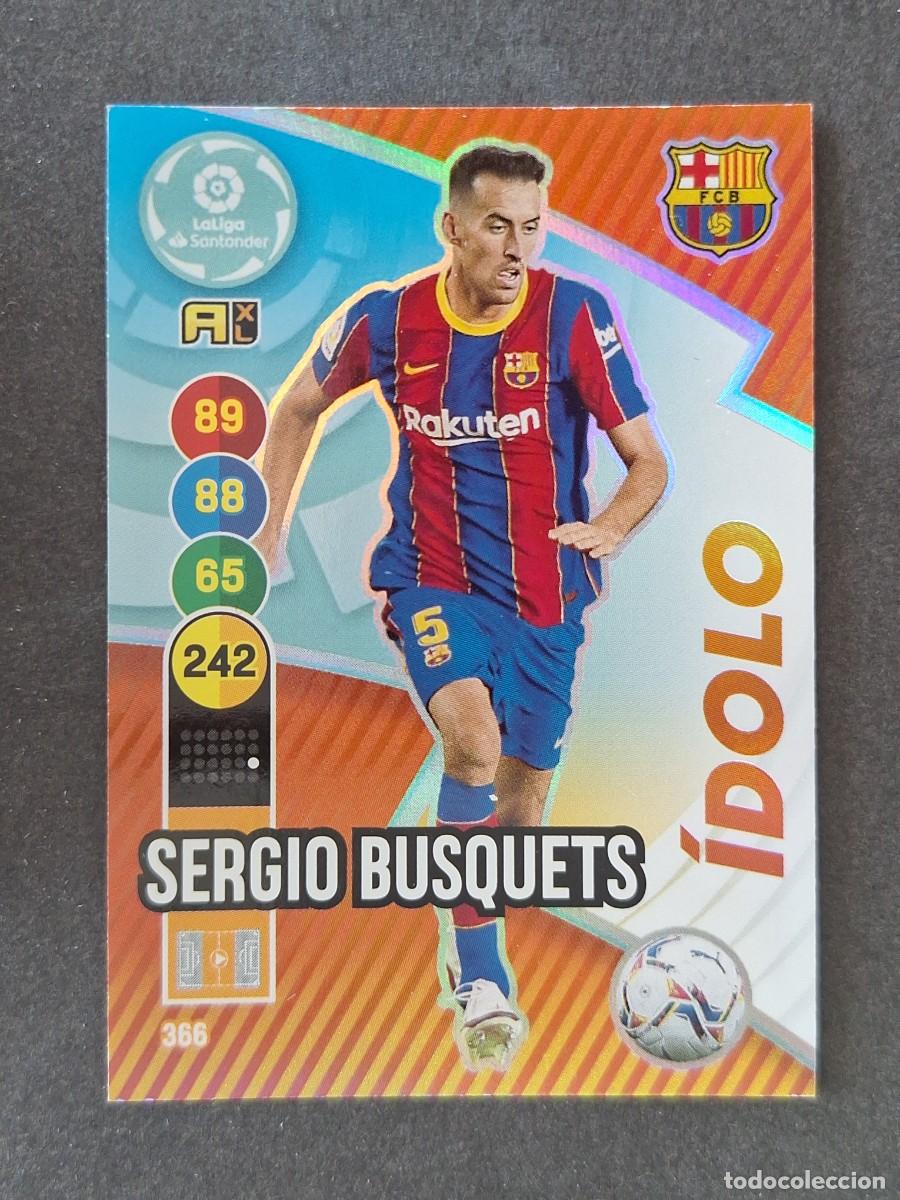 Cartes &agrave; collectionner de Football: SERGIO BUSQUETS F. C. BARCELONA IDOLO 366 PANINI ADRENALYN XL 2020 2021 20 21