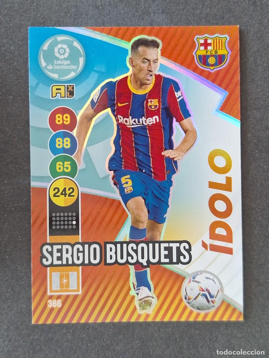 Cartes &agrave; collectionner de Football: SERGIO BUSQUETS F. C. BARCELONA IDOLO 366 PANINI ADRENALYN XL 2020 2021 20 21