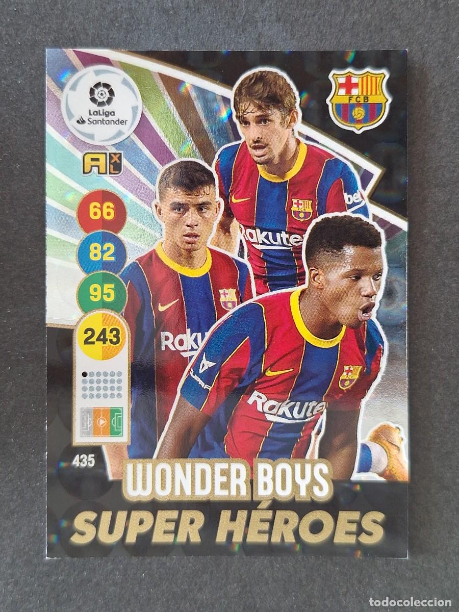 Cartes &agrave; collectionner de Football: SUPER HEROES F. C. BARCELONA WONDER BOYS 435 PANINI ADRENALYN XL 2020 2021 20 21