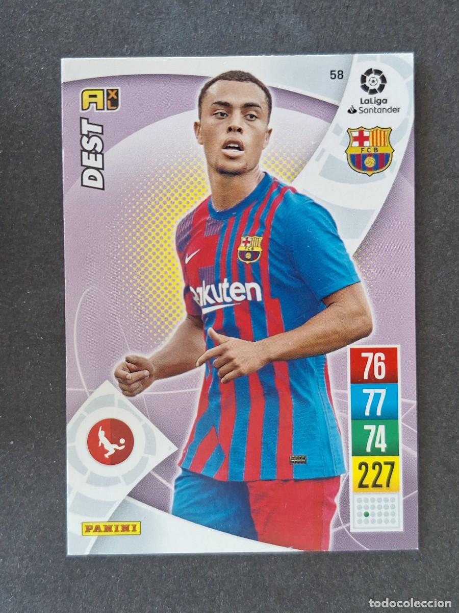 Cartes &agrave; collectionner de Football: DEST F. C. BARCELONA 58 PANINI ADRENALYN XL 2021 2022 21 22