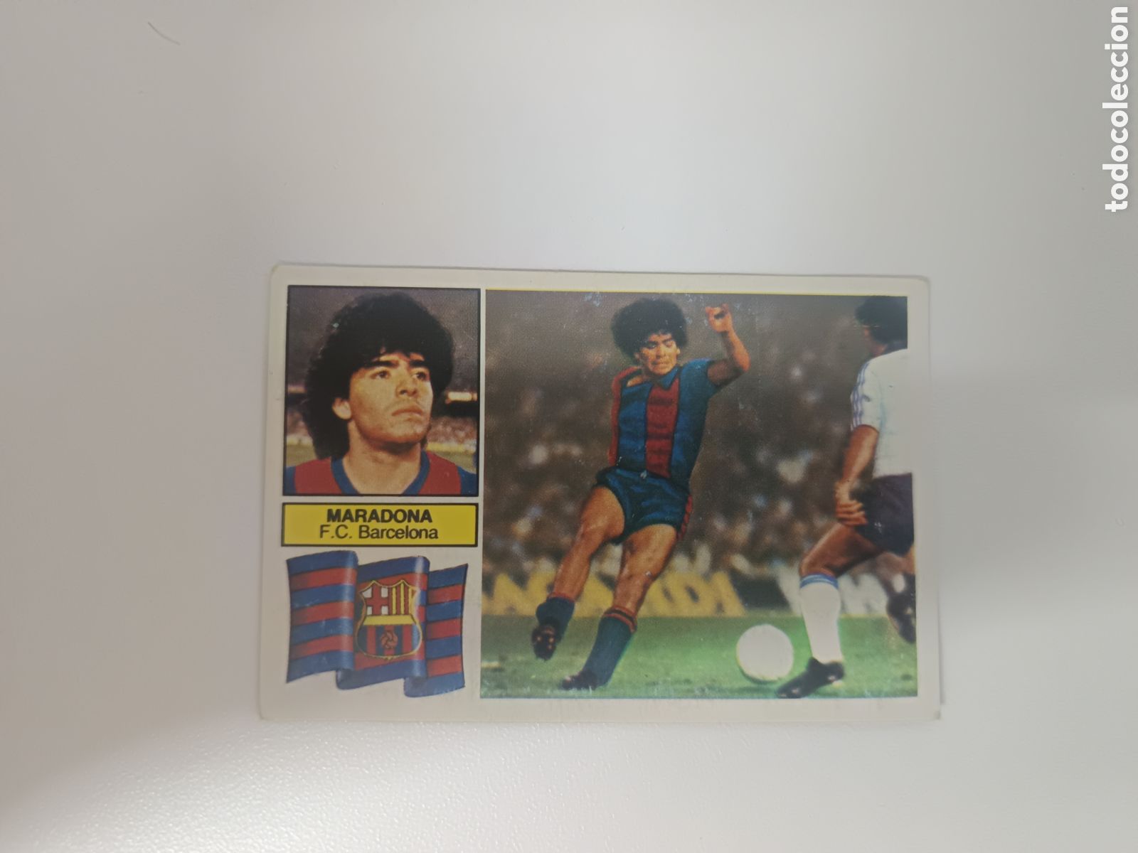 Cromos de f&uacute;tbol: CROMO MARADONA FICHAJE 6 SIN FCB ED ESTE LIGA 82 83 1982 1983