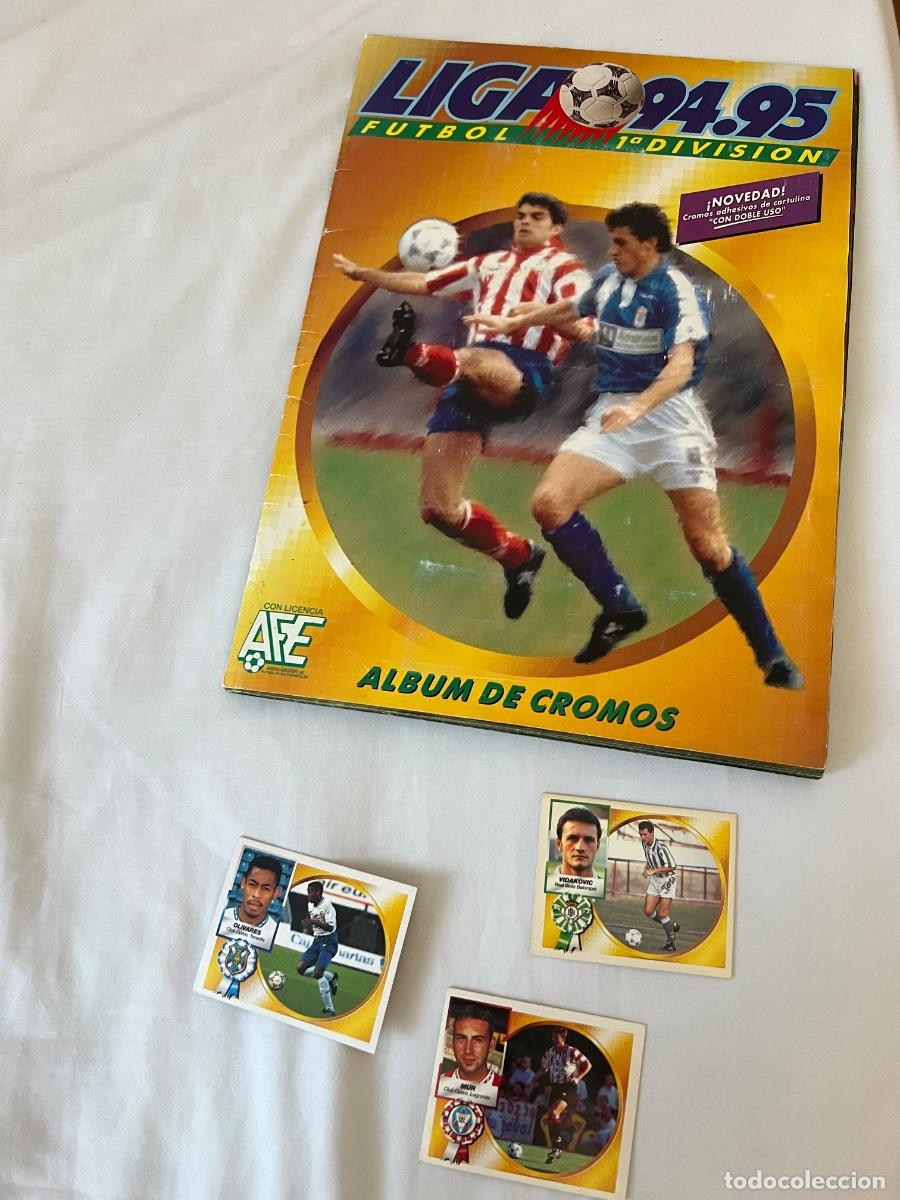 Cromos de f&uacute;tbol: &Aacute;lbum 94-95 f&uacute;tbol ediciones este completo
