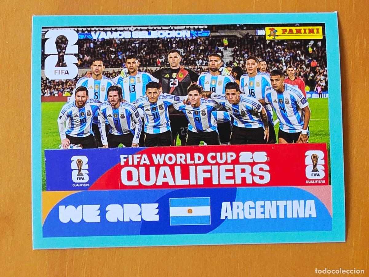 Football Stickers: ARG 13 Alineaci&oacute;n equipo plantilla, Argentina, Panini FIFA World Cup Mundial 2026 Sticker