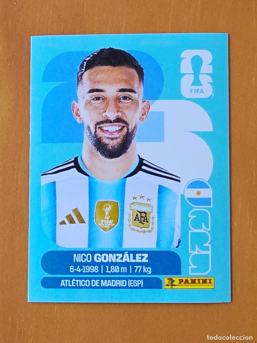Football Stickers: ARG 16 Nico Gonz&aacute;lez, Argentina, Panini FIFA World Cup Mundial 2026 Sticker