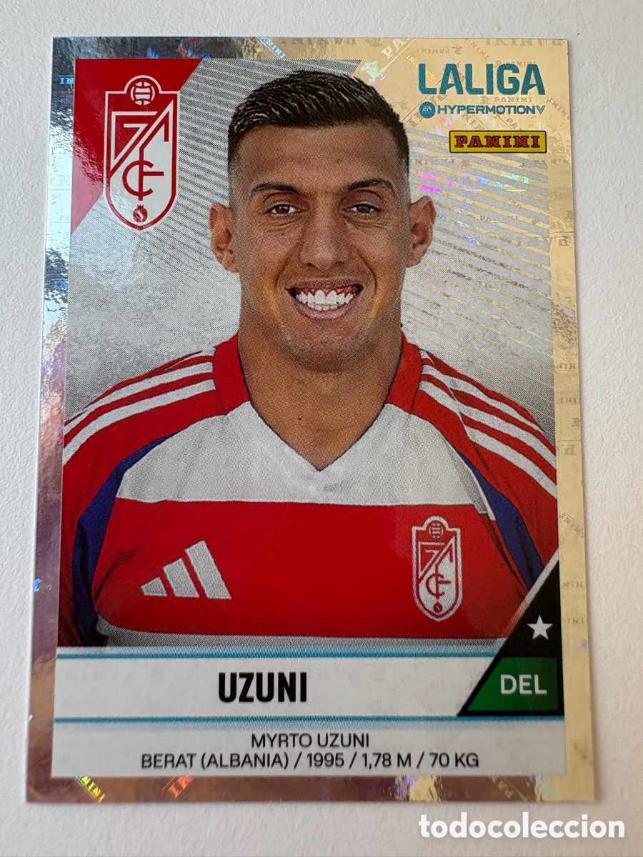 Football Stickers: Cromo Uzuni Granada 248 Panini Liga Hypermotion 2024-25