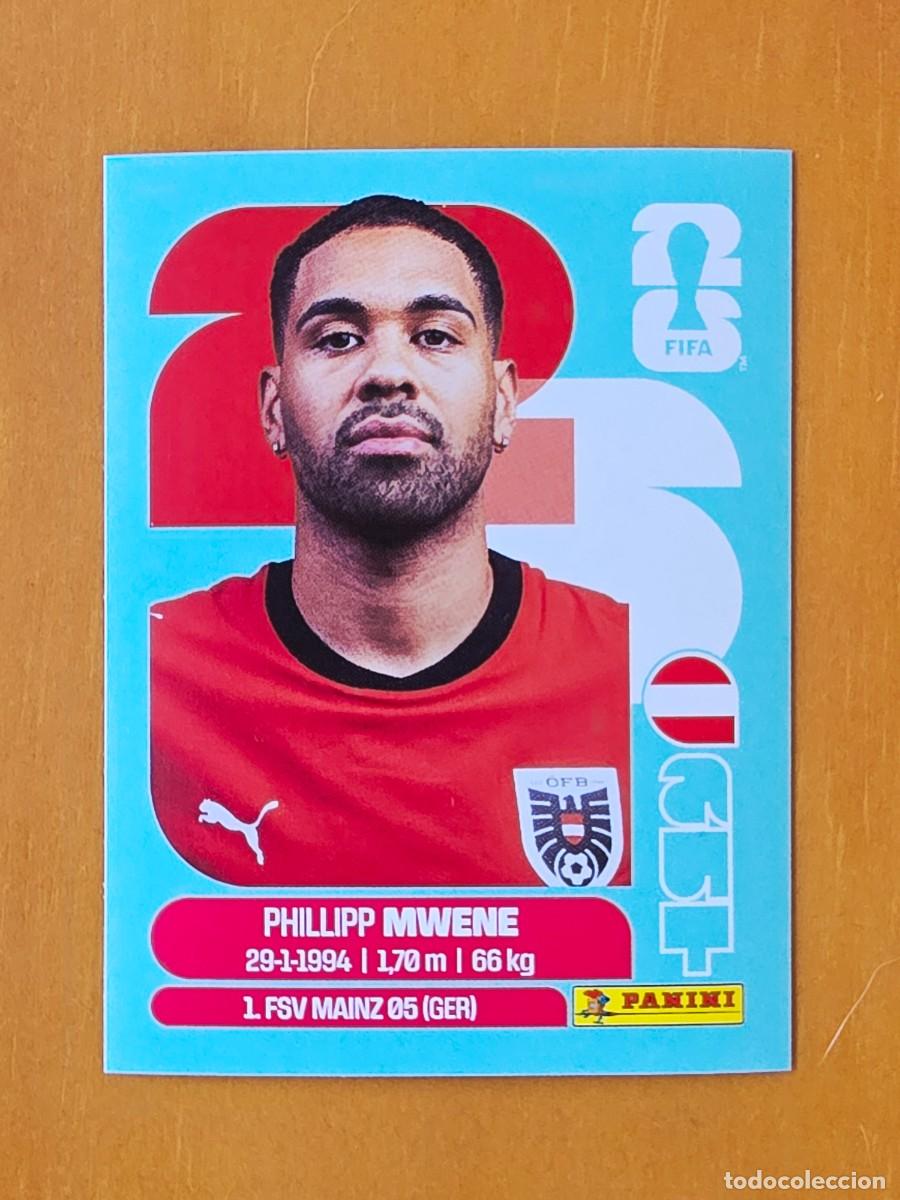 Cromos de f&uacute;tbol: AUT 8 Philipp Mwene, Austria, Panini FIFA World Cup Mundial 2026 Sticker
