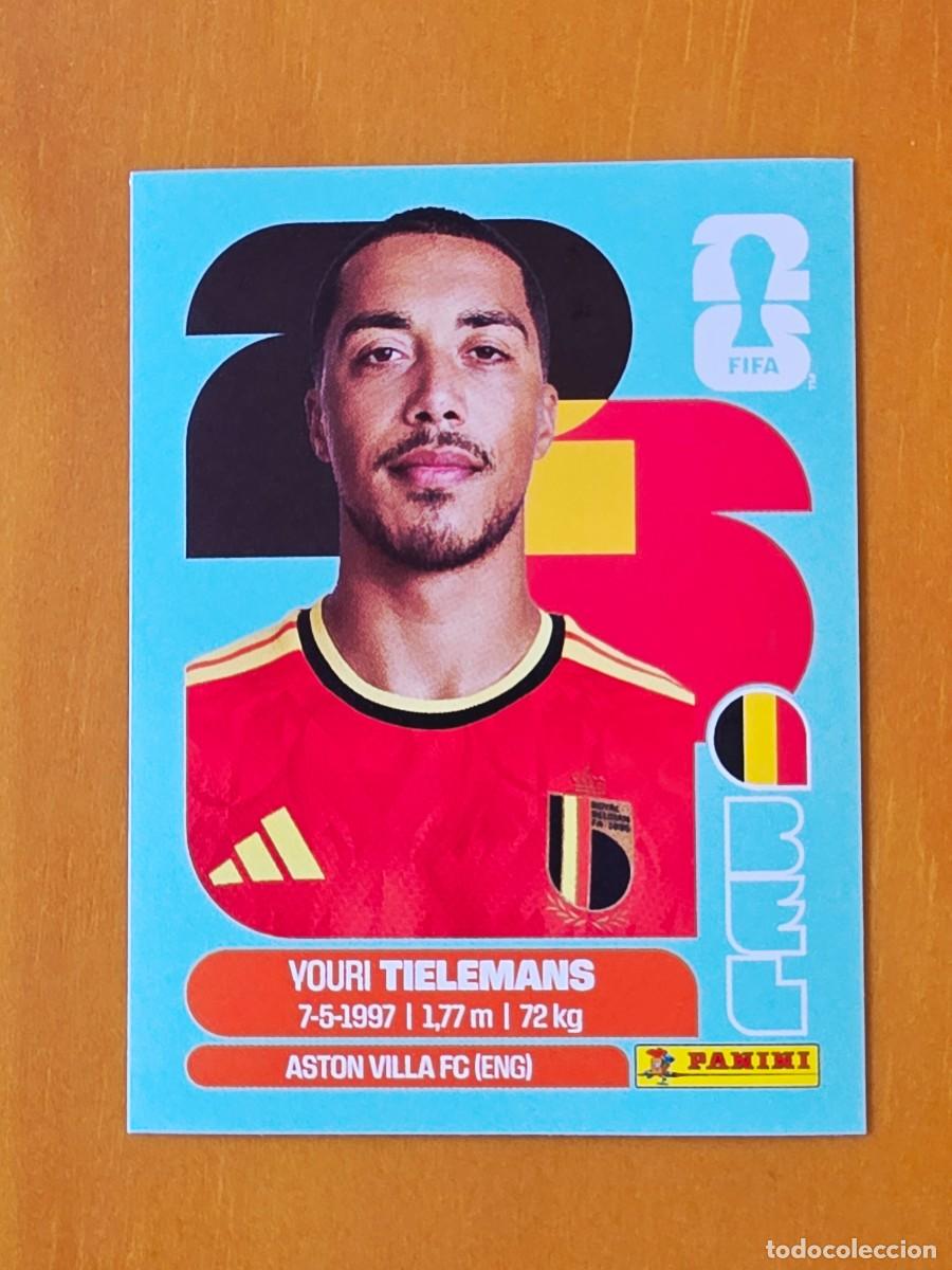 Cromos de f&uacute;tbol: BEL 9 Youri Tielemans, B&eacute;lgica, Panini FIFA World Cup Mundial 2026 Sticker