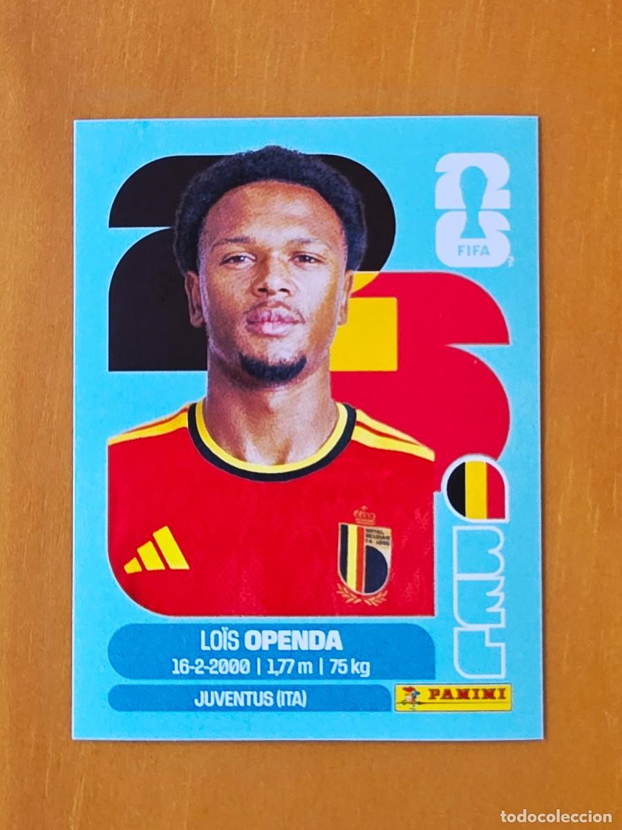 Cromos de f&uacute;tbol: BEL 19 Lo&iuml;s Openda, B&eacute;lgica, Panini FIFA World Cup Mundial 2026 Sticker