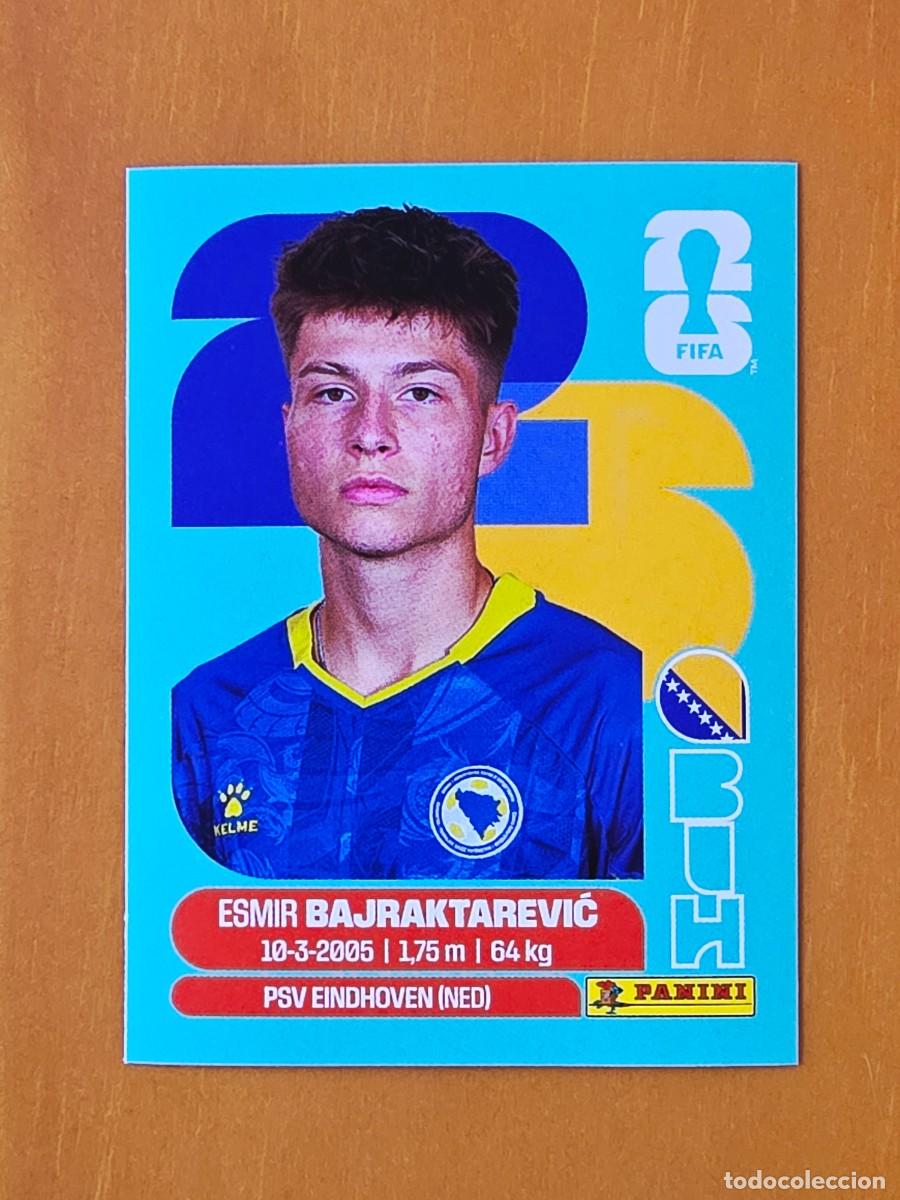 Cromos de f&uacute;tbol: BIH 15 Esmir Bajraktarević, Bosnia & Herzegovina, Panini FIFA World Cup Mundial 2026 Sticker