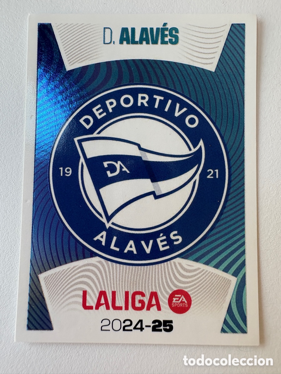 Cromos de f&uacute;tbol: Cromo Escudo Alav&eacute;s 1 Panini Liga Este 2024-25