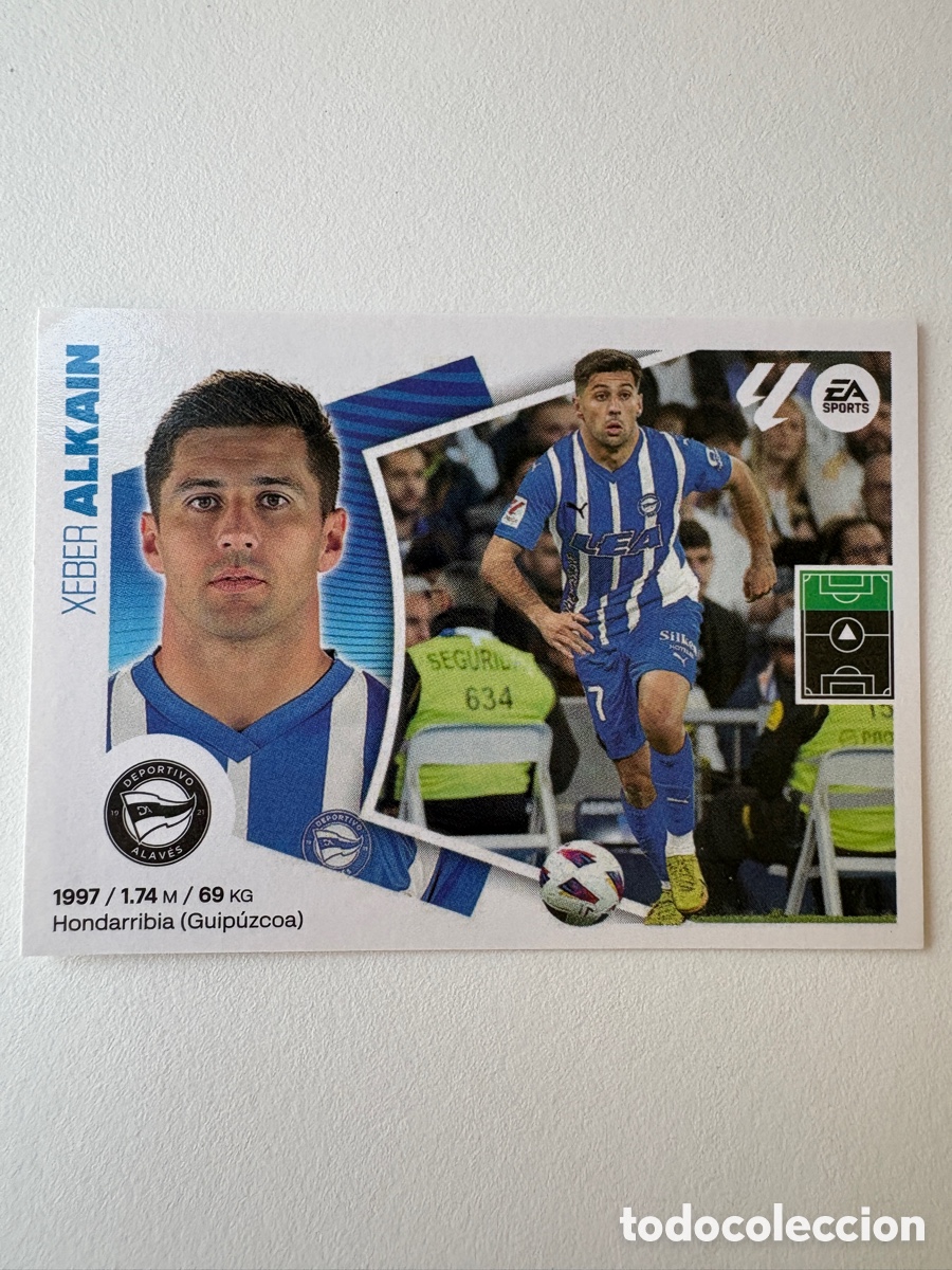 Cromos de f&uacute;tbol: Cromo Xeber Alkain Alav&eacute;s 18 Panini Liga Este 2024-25