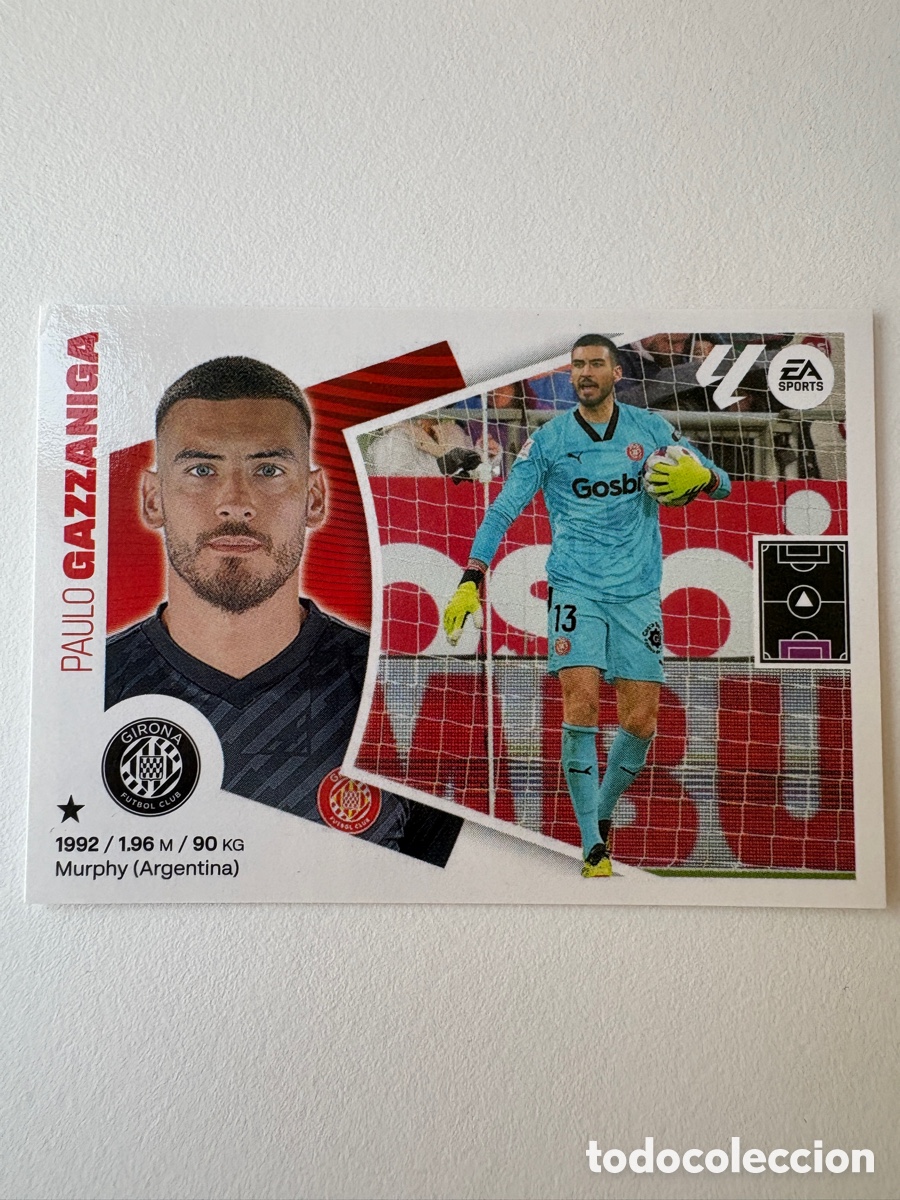 Cromos de f&uacute;tbol: Cromo Paulo Gazzaniga Girona 3 Panini Liga Este 2024-25