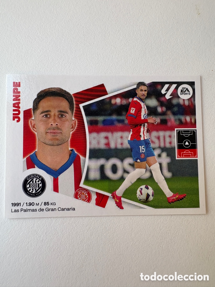 Cromos de f&uacute;tbol: Cromo Juanpe Girona 7A Panini Liga Este 2024-25