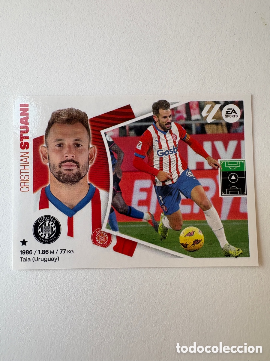 Cromos de f&uacute;tbol: Cromo Cristhian Stuani Girona 20 Panini Liga Este 2024-25