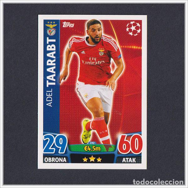 Fu&szlig;ball-Sticker: TOPPS MATCH ATTAX 2015 2016 15 16 TAARABT 192 BENFICA UEFA CHAMPIONS LEAGUE ALBUM COLECCI&Oacute;N