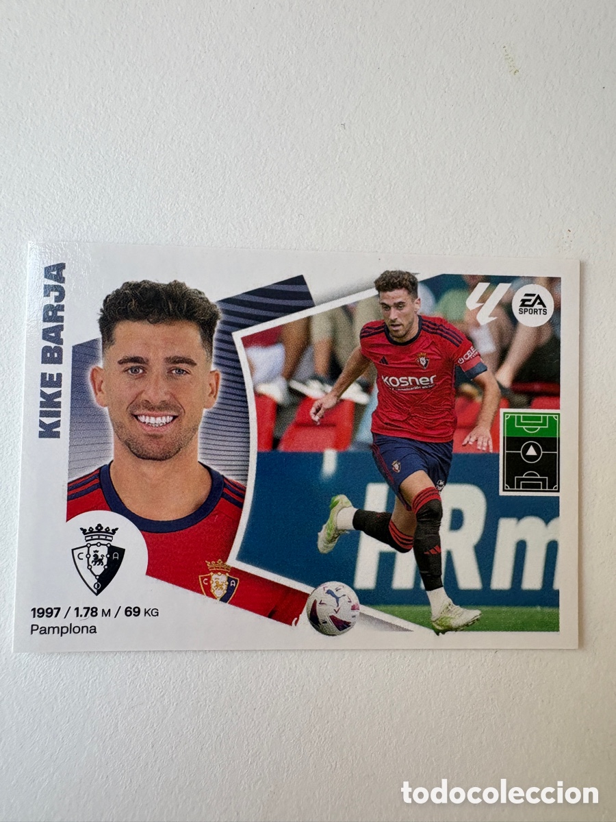 Fu&szlig;ball-Sticker: Cromo Kike Barja Osasuna 19B Panini Liga Este 2024-25