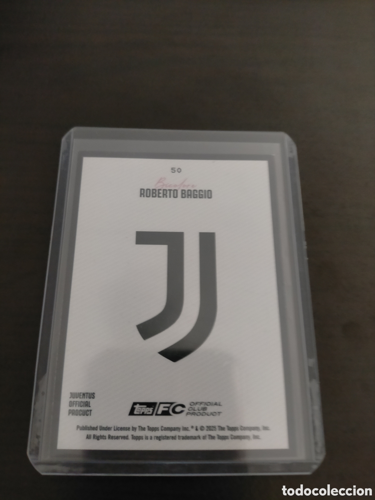 Cromos de f&uacute;tbol: Roberto baggio Juventus team set 2025 - Foto 2