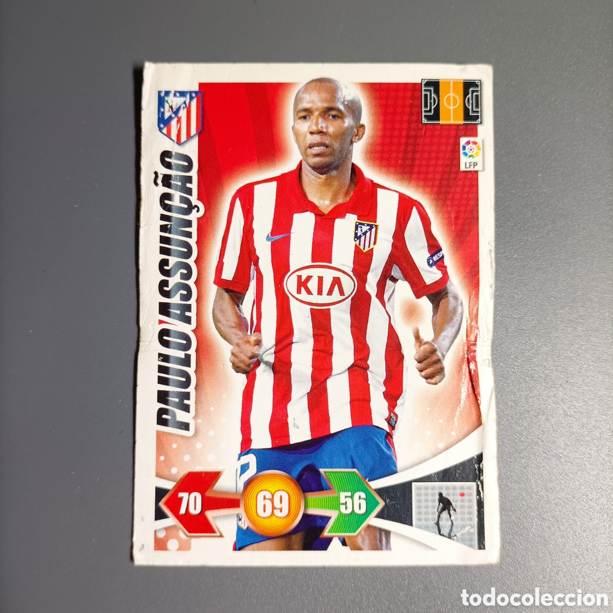 Fu&szlig;ball-Sticker: ADRENALYN. LIGA 2009-2010 (ATL&Eacute;TICO) PAULO ASSUN&Ccedil;&Atilde;O