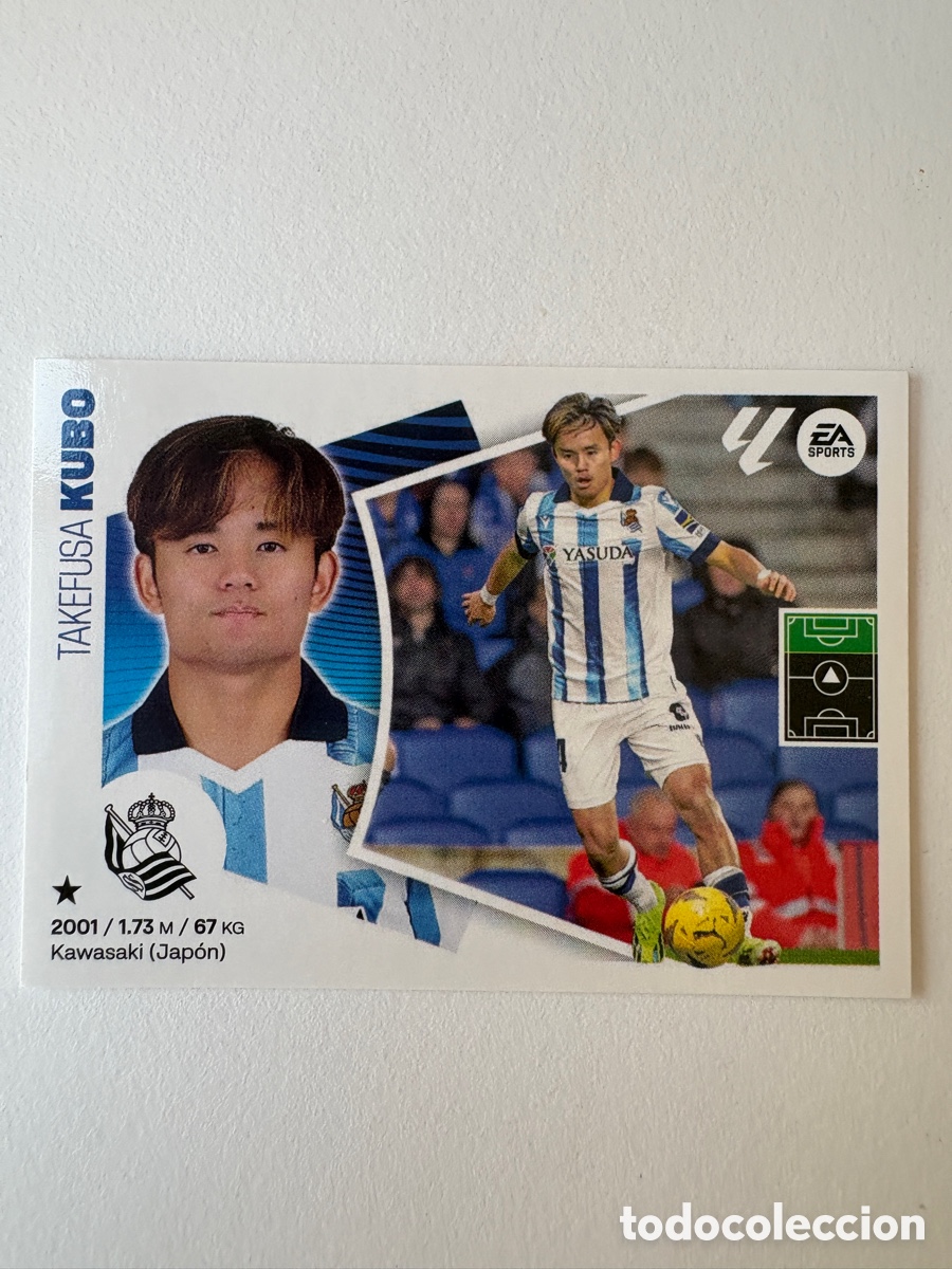 Fu&szlig;ball-Sticker: Cromo Takefusa Kubo Real Sociedad 16 Panini Liga Este 2024-25