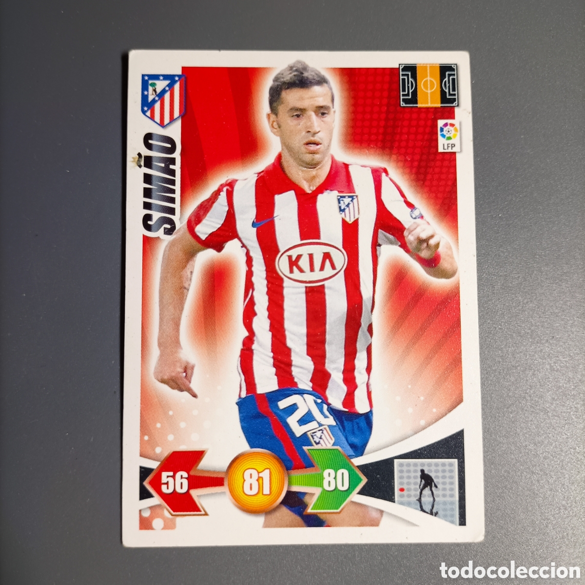 Fu&szlig;ball-Sticker: ADRENALYN. LIGA 2009-2010 (ATL&Eacute;TICO) SIM&Atilde;O