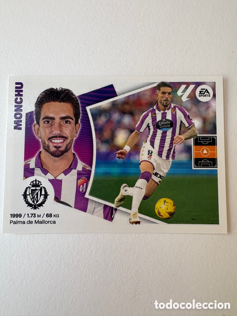 Cromos de f&uacute;tbol: Cromo Monchu Valladolid 13 Panini Liga Este 2024-25
