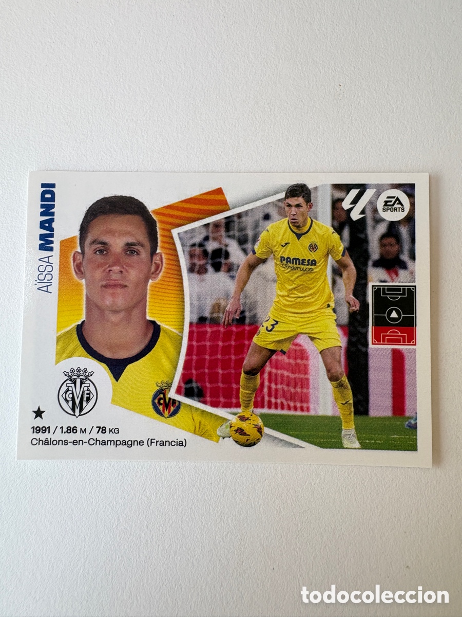 Cromos de f&uacute;tbol: Cromo A&iuml;ssa Mandi Villarreal 8B Panini Liga Este 2024-25
