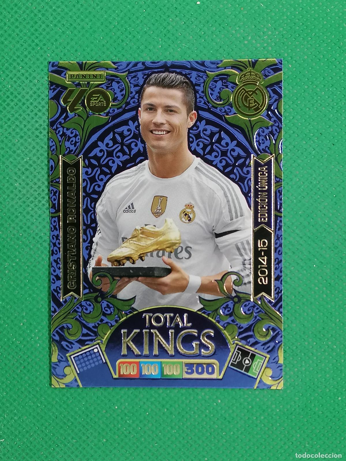 Football Stickers: 2014 - 15 CRISTIANO RONALDO BOTA DE ORO REAL MADRID TOTAL KINGS ⚽ PANINI ADRENALYN 2025 2026 25 26 ⚽