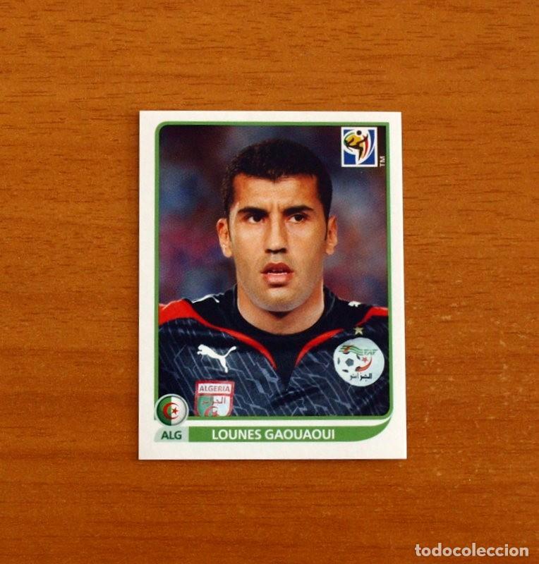 Cartes &agrave; collectionner de Football: Argelia -N&ordm; 223 Lounes Gaouaoui -Mundial South Africa 2010 FIFA World Cup-Panini -Nunca Pegado