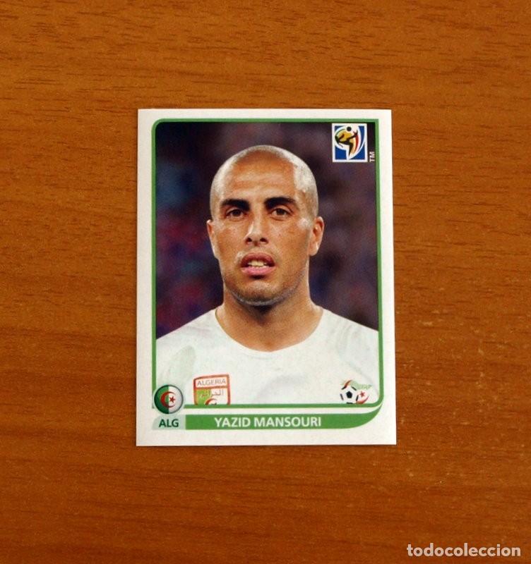 Cartes &agrave; collectionner de Football: Argelia -N&ordm; 229 Yazid Mansouri -Mundial South Africa 2010 FIFA World Cup-Panini -Nunca Pegado