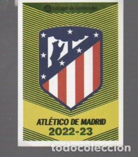 Cromos de f&uacute;tbol: CROMOS DE FUTBOL DE LIGA SANTANDER A&Ntilde;O 2022/23 ESCUDO ATL&Eacute;TICO DE MADRID N&ordm; 1 SIN PEGAR