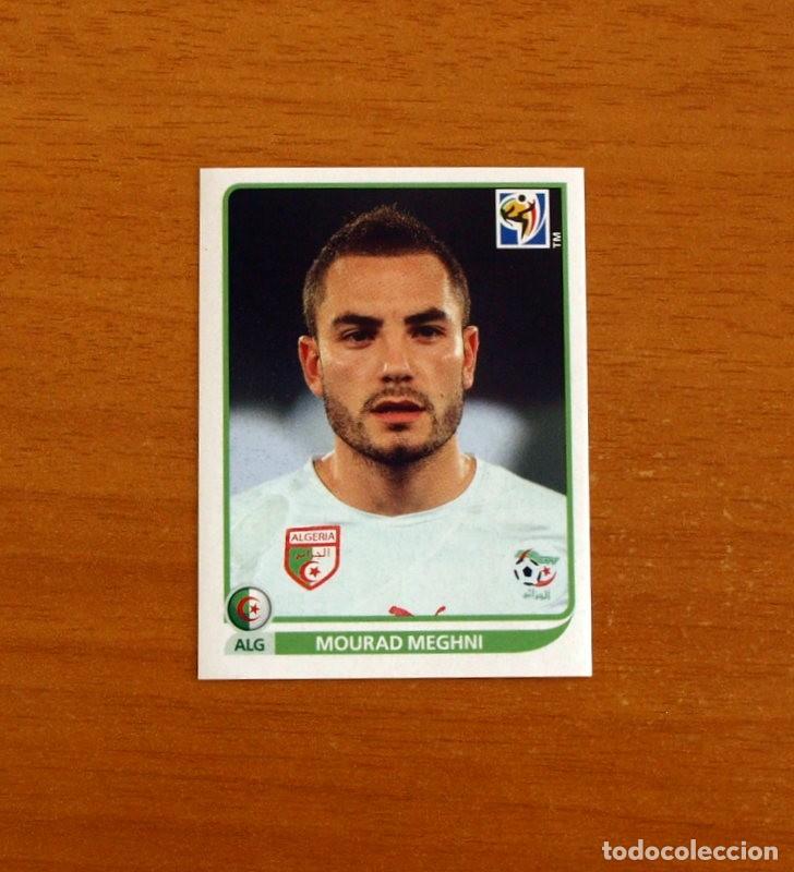 Cromos de f&uacute;tbol: Argelia -N&ordm; 233 Mourad Meghni -Mundial South Africa 2010 FIFA World Cup-Panini -Nunca Pegado