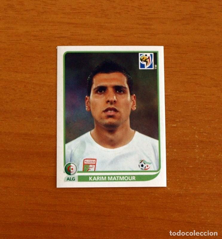Cromos de f&uacute;tbol: Argelia -N&ordm; 235 Karim Matmour -Mundial South Africa 2010 FIFA World Cup-Panini -Nunca Pegado