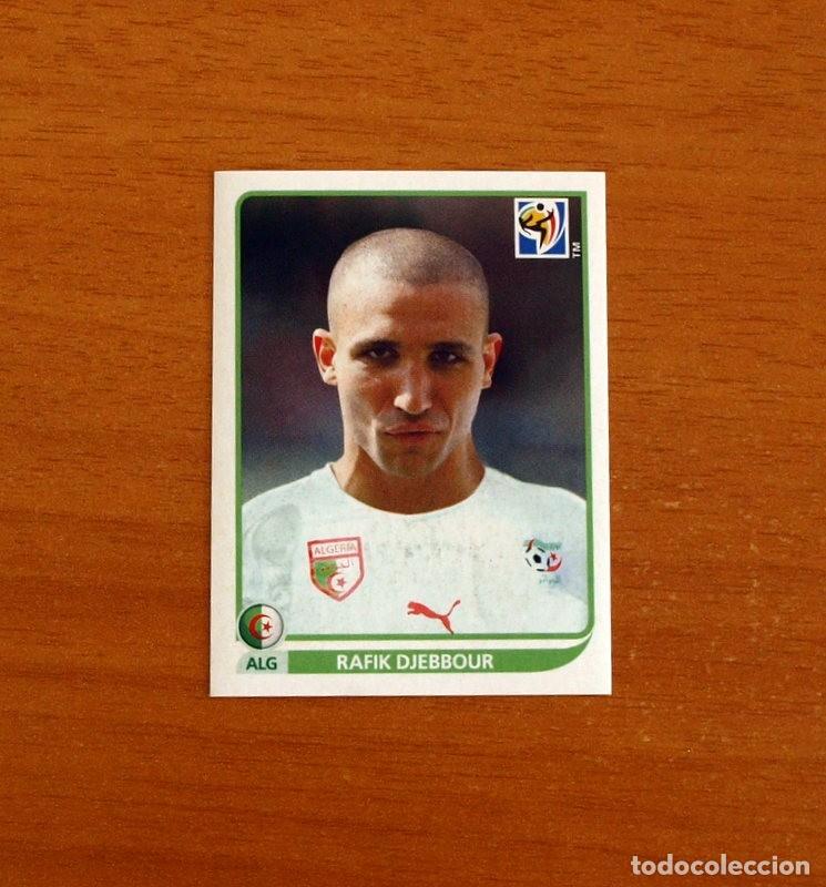 Cromos de f&uacute;tbol: Argelia -N&ordm; 238 Rafik Djebbour -Mundial South Africa 2010 FIFA World Cup-Panini -Nunca Pegado