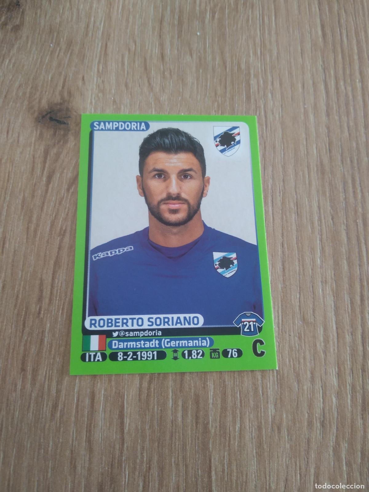 Cromos de Futebol: 433 ROBERTO SORIANO SAMPDORIA CROMO FUTBOL PANINI LIGA ITALIA 14-15 CALCIATORI 2014-2015