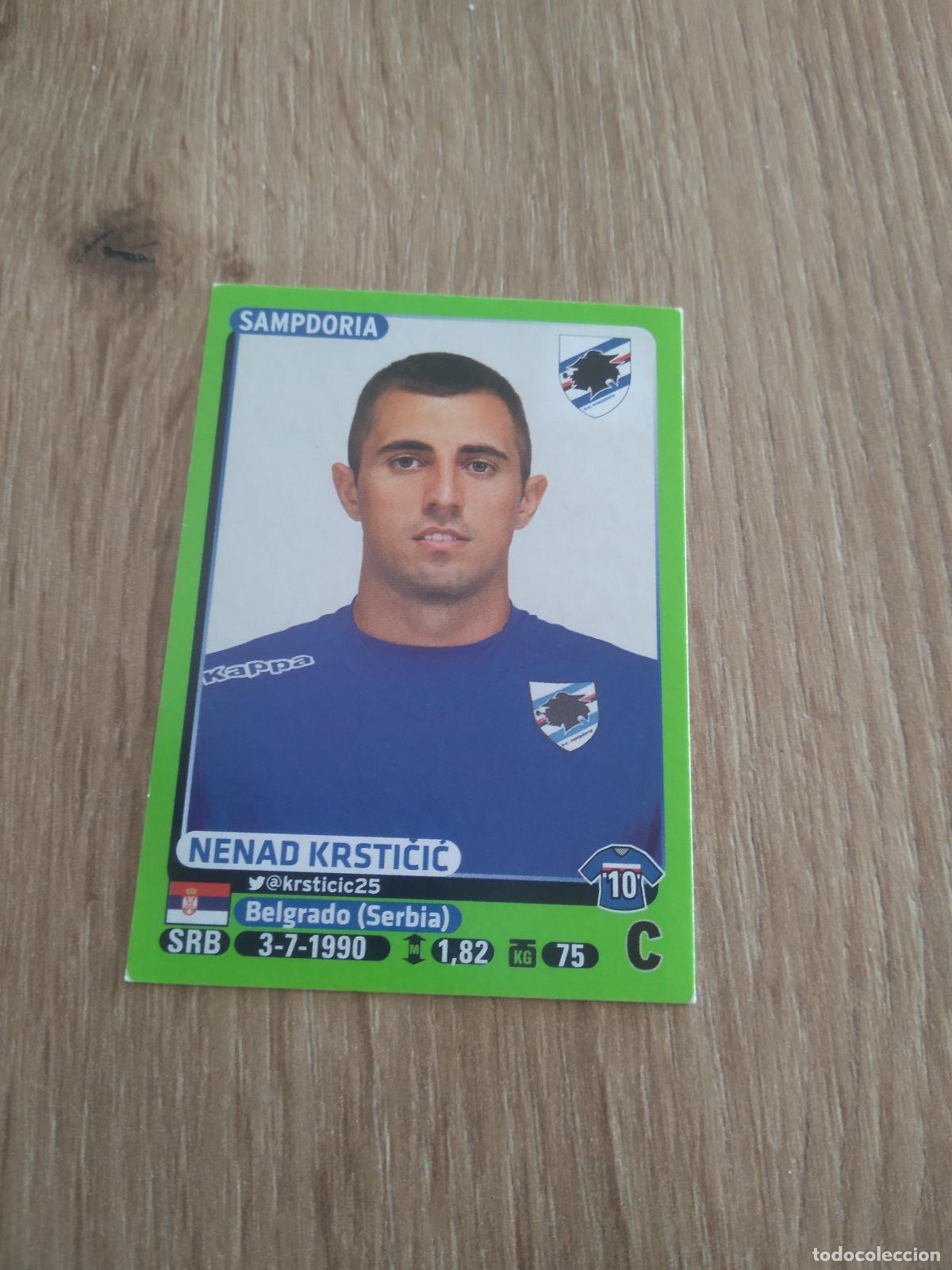 Cromos de Futebol: 434 NENAD KRSTICIC SAMPDORIA CROMO FUTBOL PANINI LIGA ITALIA 14-15 CALCIATORI 2014-2015