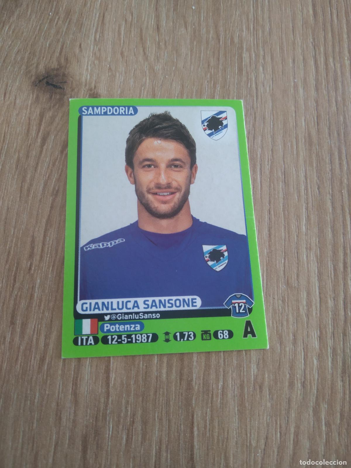 Cromos de Futebol: 436 GIANLUCA SANSONE SAMPDORIA CROMO FUTBOL PANINI LIGA ITALIA 14-15 CALCIATORI 2014-2015