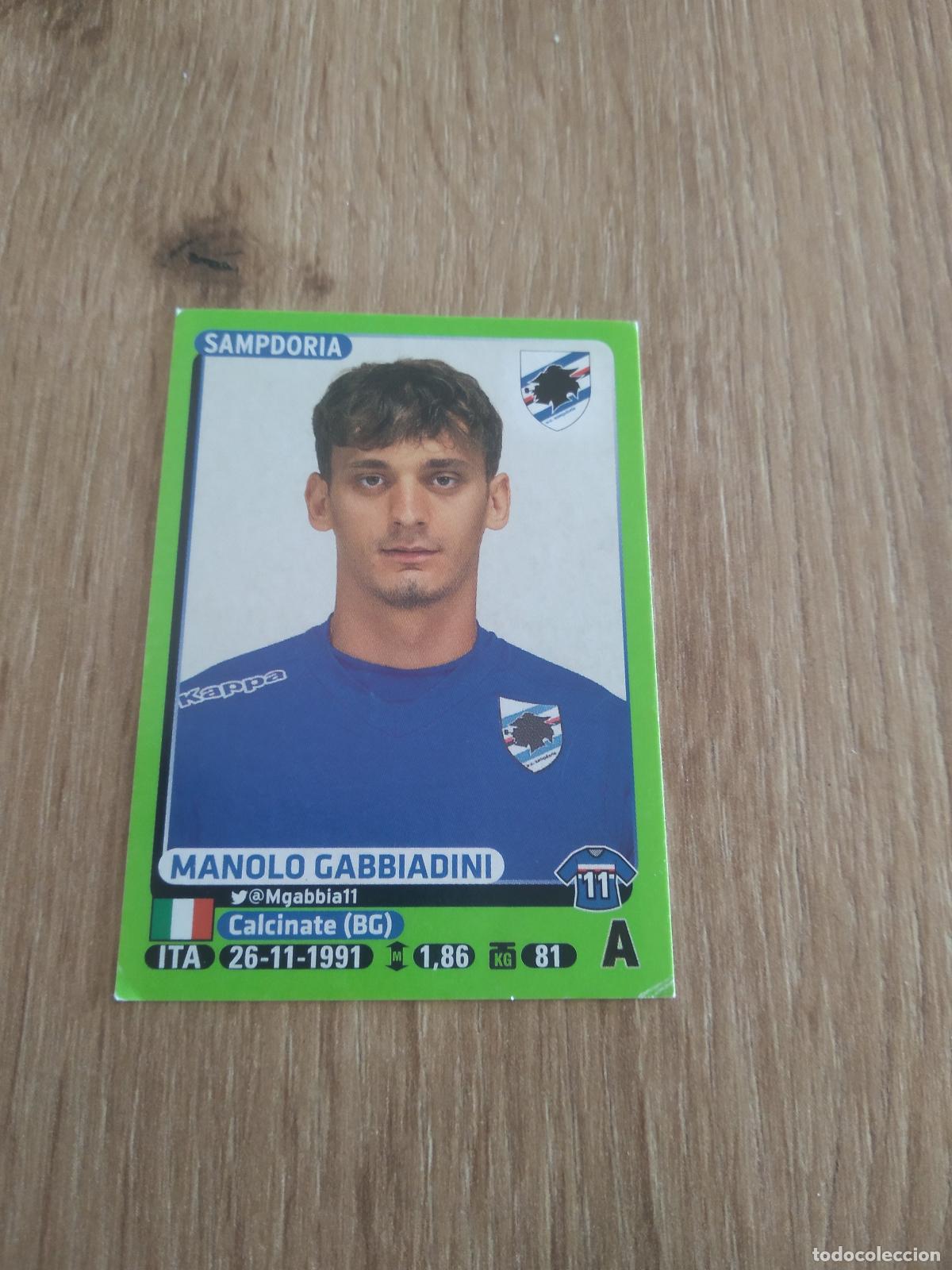 Cromos de Futebol: 438 MANOLO GABBIADINI SAMPDORIA CROMO FUTBOL PANINI LIGA ITALIA 14-15 CALCIATORI 2014-2015