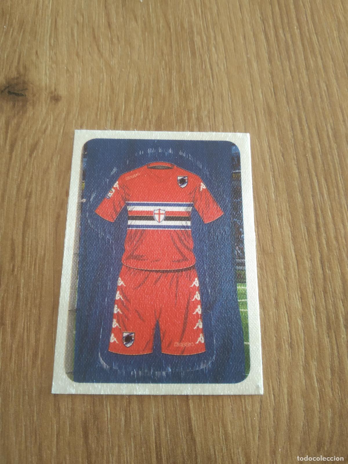 Cromos de Futebol: 443 EQUIPACION SAMPDORIA CROMO FUTBOL PANINI LIGA ITALIA 14-15 CALCIATORI 2014-2015