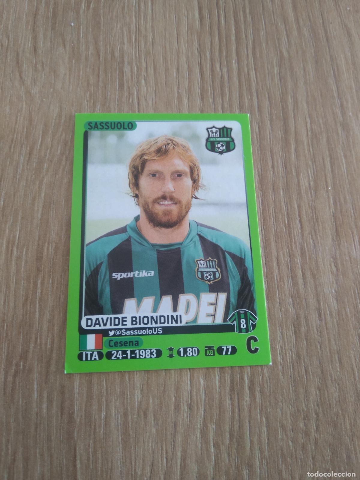 Cromos de Futebol: 458 DAVIDE BIONDINI SASSUOLO CROMO FUTBOL PANINI LIGA ITALIA 14-15 CALCIATORI 2014-2015