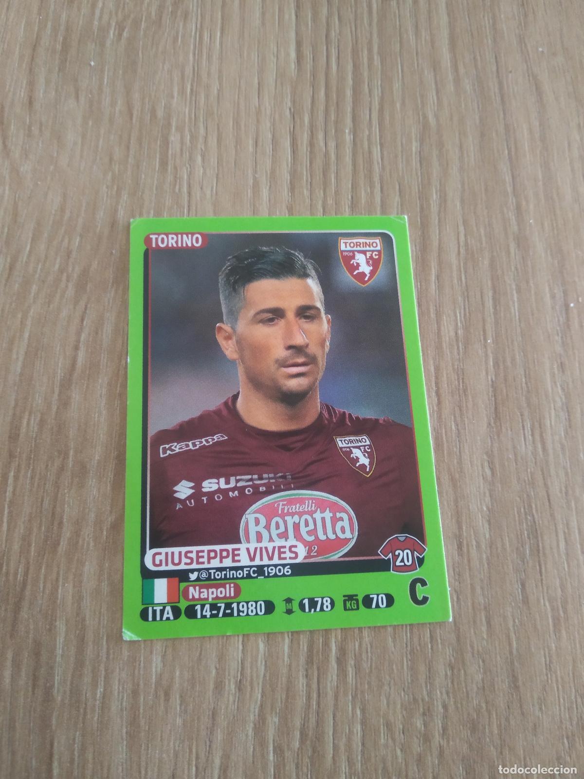 Cromos de f&uacute;tbol: 484 GIUSEPPE VIVES TORINO CROMO FUTBOL PANINI LIGA ITALIA 14-15 CALCIATORI 2014-2015