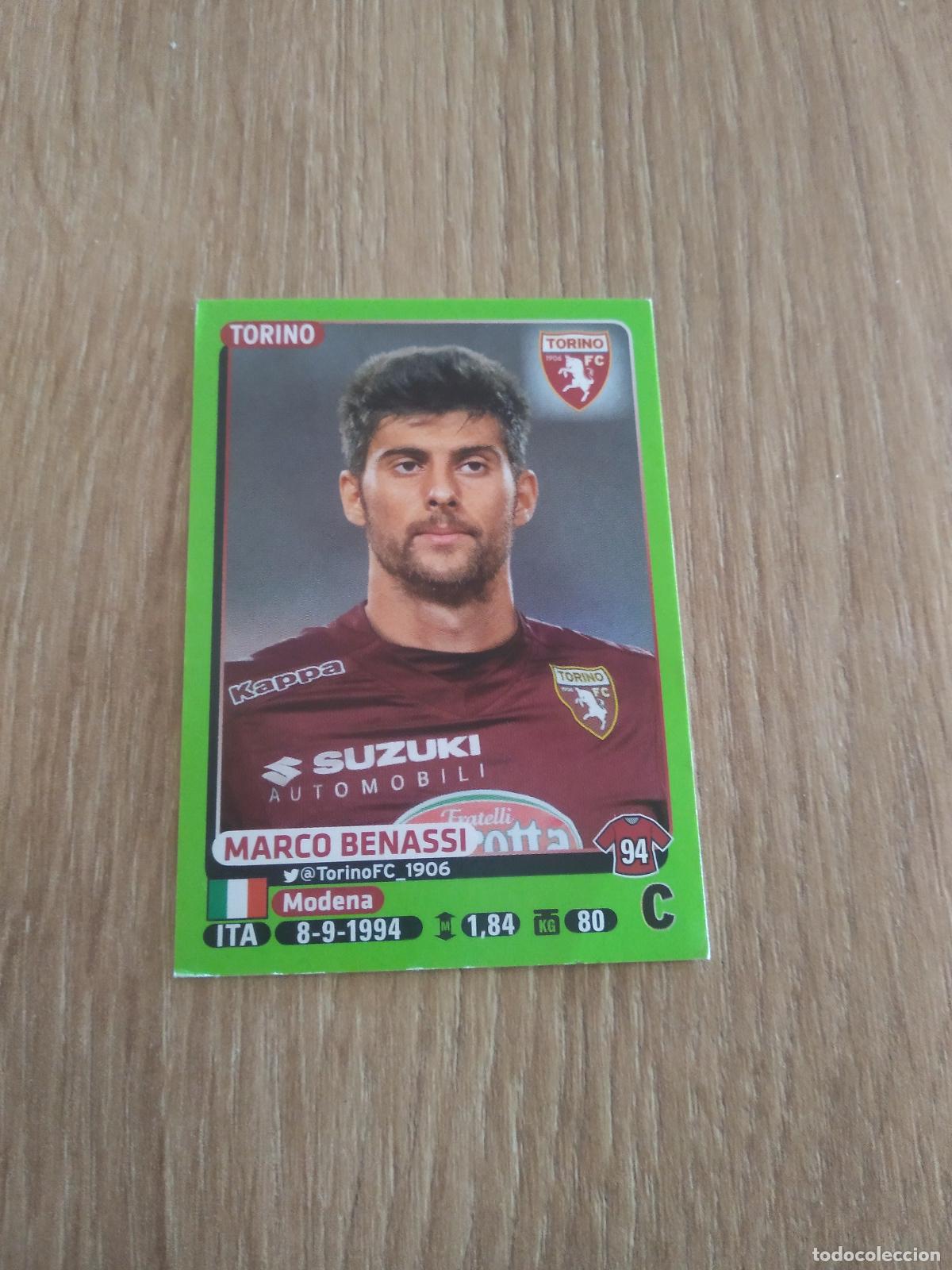 Cromos de f&uacute;tbol: 485 MARCO BENASSI TORINO CROMO FUTBOL PANINI LIGA ITALIA 14-15 CALCIATORI 2014-2015