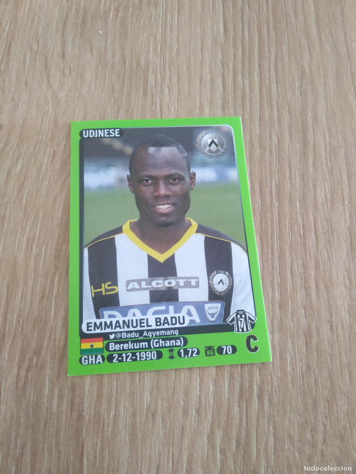 Cromos de f&uacute;tbol: 510 EMMANUEL BADU UDINESE CROMO FUTBOL PANINI LIGA ITALIA 14-15 CALCIATORI 2014-2015