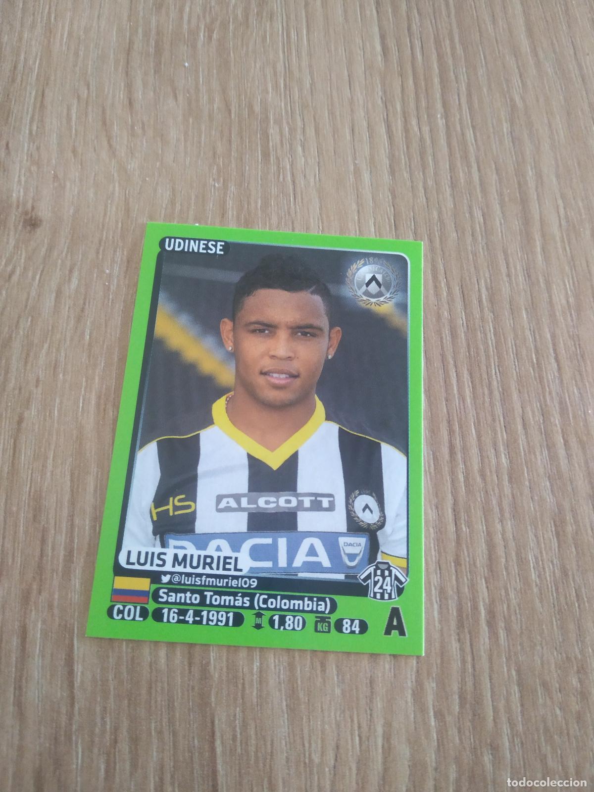 Cromos de f&uacute;tbol: 517 LUIS MURIEL UDINESE CROMO FUTBOL PANINI LIGA ITALIA 14-15 CALCIATORI 2014-2015