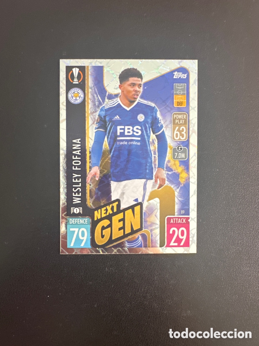 Cromos de f&uacute;tbol: FOFANA NEXT GEN NUMERO 89 LEICESTER CITY MATCH ATTAX 2021 2022
