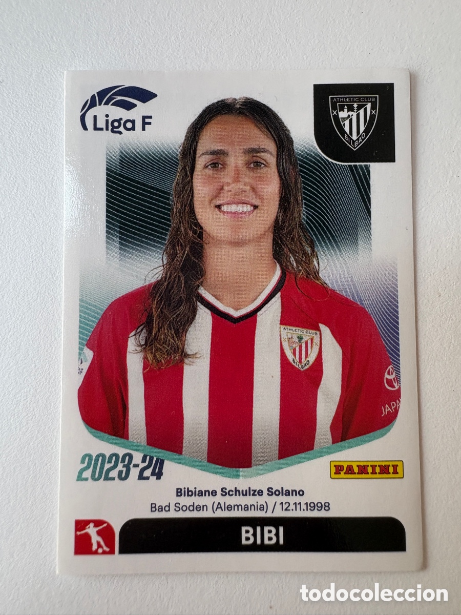 Cromos de f&uacute;tbol: Cromo Bibi Athletic Club de Bilbao 7 Panini Liga F 2023-24