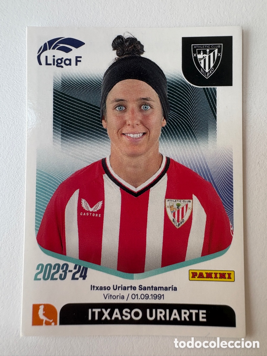 Cromos de f&uacute;tbol: Cromo Itxaso Uriarte Athletic Club de Bilbao 11 Panini Liga F 2023-24