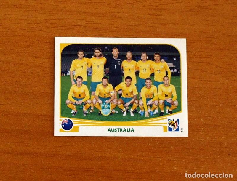 Cromos de f&uacute;tbol: Australia -N&ordm; 277 Alineaci&oacute;n-Equipo -Mundial South Africa 2010 FIFA World Cup-Panini -Nunca Pegado