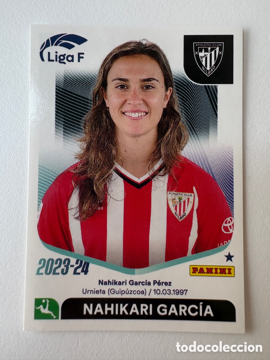 Cromos de f&uacute;tbol: Cromo Nahikari Garc&iacute;a Athletic Club de Bilbao 21 Liga F 2023-24