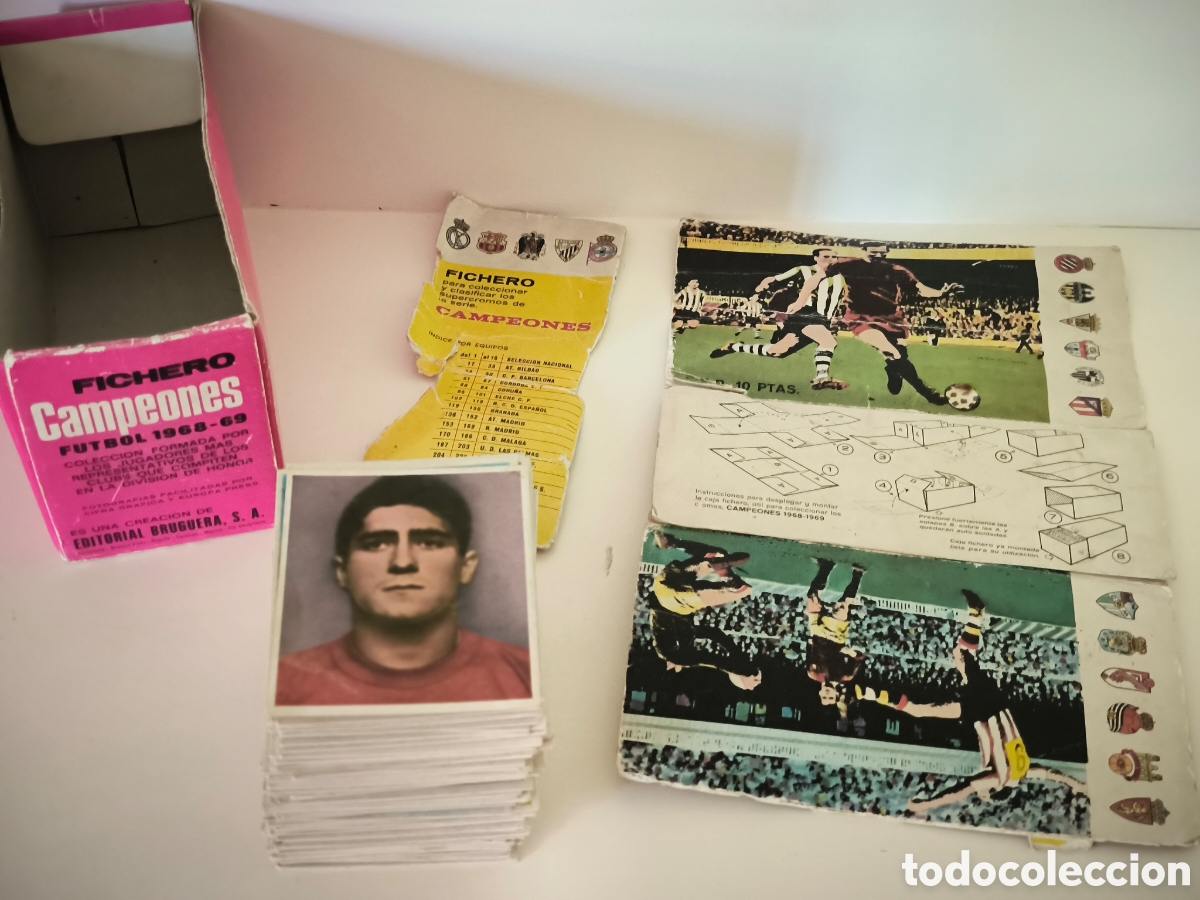 Cartes &agrave; collectionner de Football: 157 Fichas Campeones Futbol 1968-69