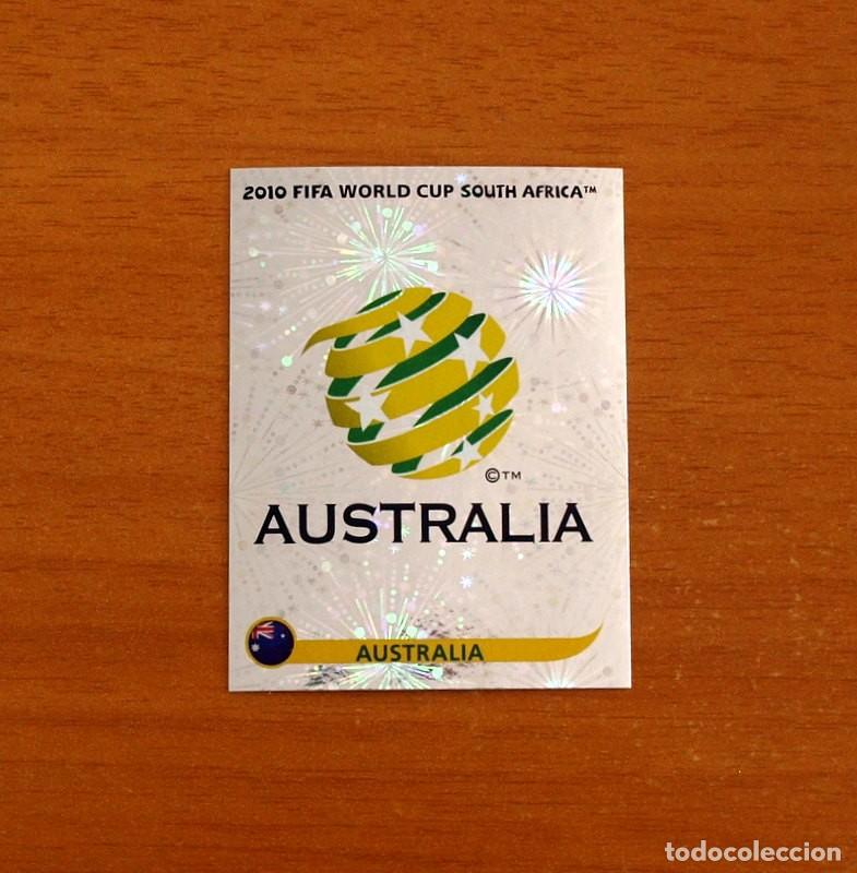 Cromos de f&uacute;tbol: Australia -N&ordm; 278 Escudo -Mundial South Africa 2010 FIFA World Cup-Panini -Nunca Pegado